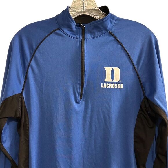 Duke Blue Devils Men's 1/4 Zip Pullover Jacket Blue Size S - Picture 3 of 13